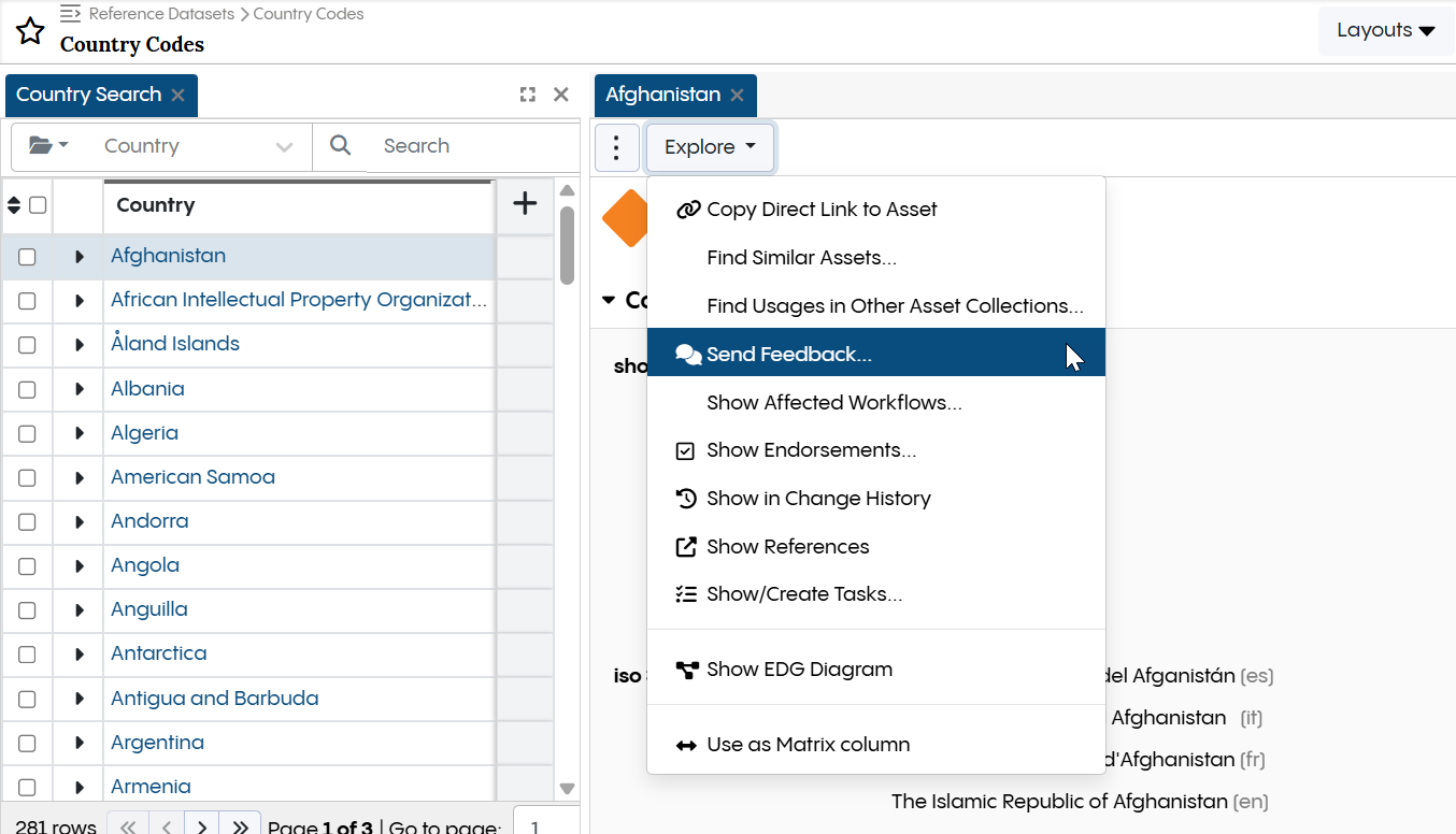 Explorer Users - Send Feedback
