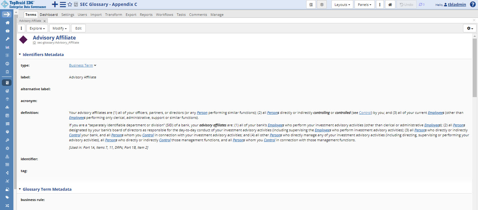 Advisory Affiliate Page