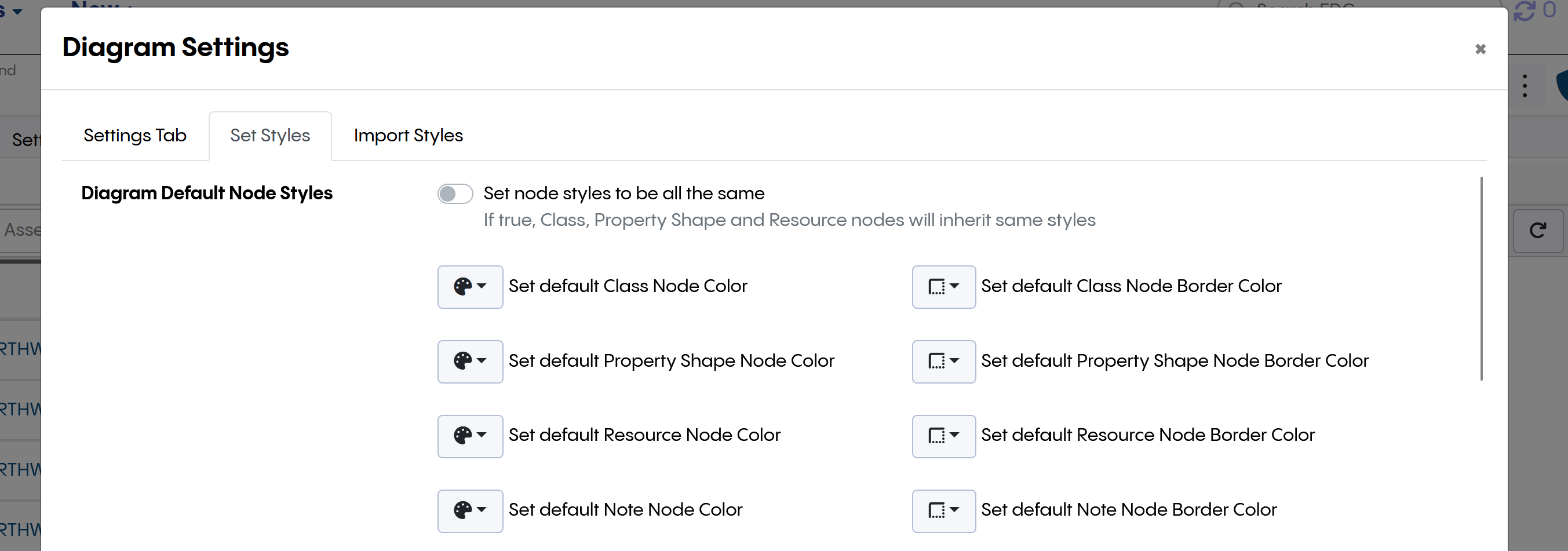 EDG Diagram Node Default Style