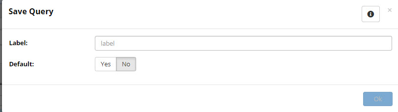 Save Query