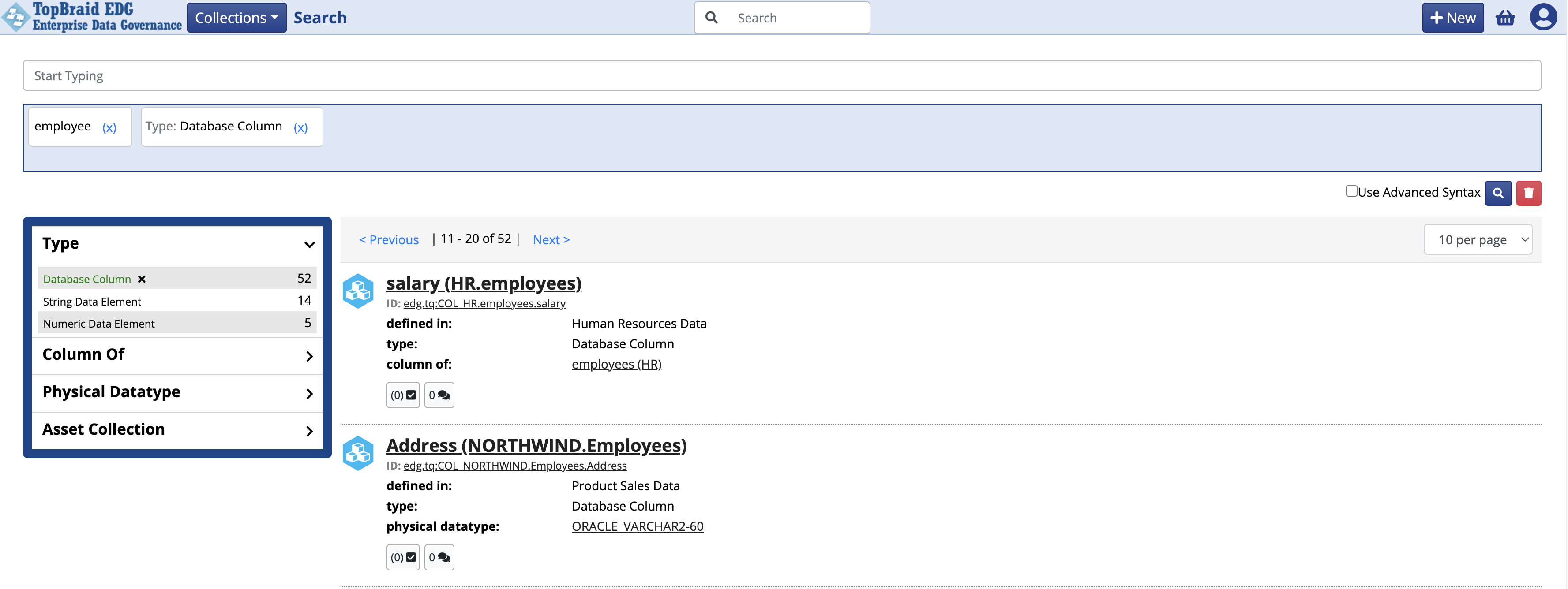 Global Search with defined Property Roles