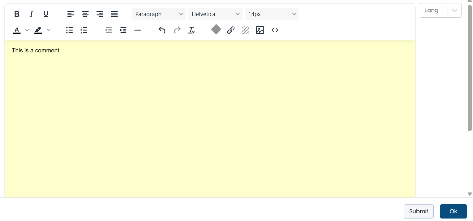 Comments View