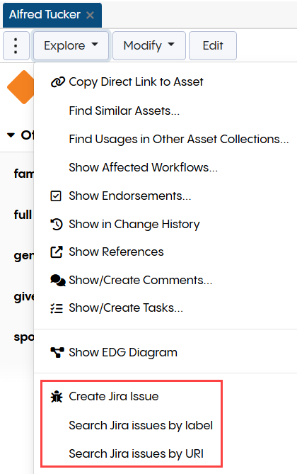 Create and Search Jira Issue Dropdown
