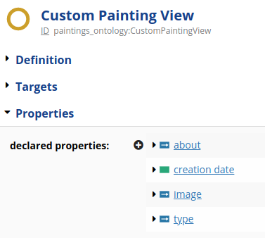 Custom Painting View Properties Section