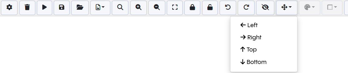 EDG Diagram Alignment Menu