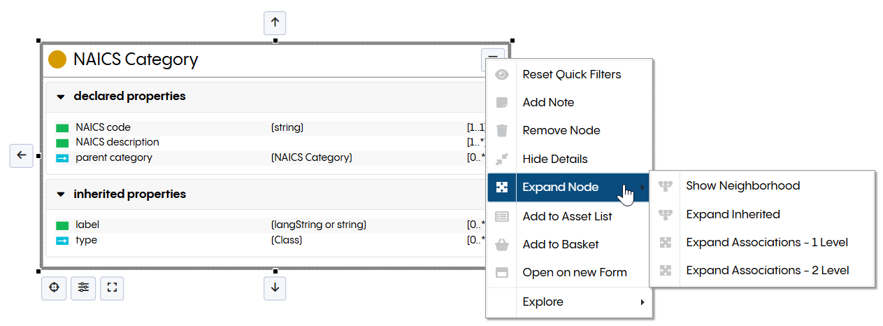 EDG Diagram Class Node Context Menu