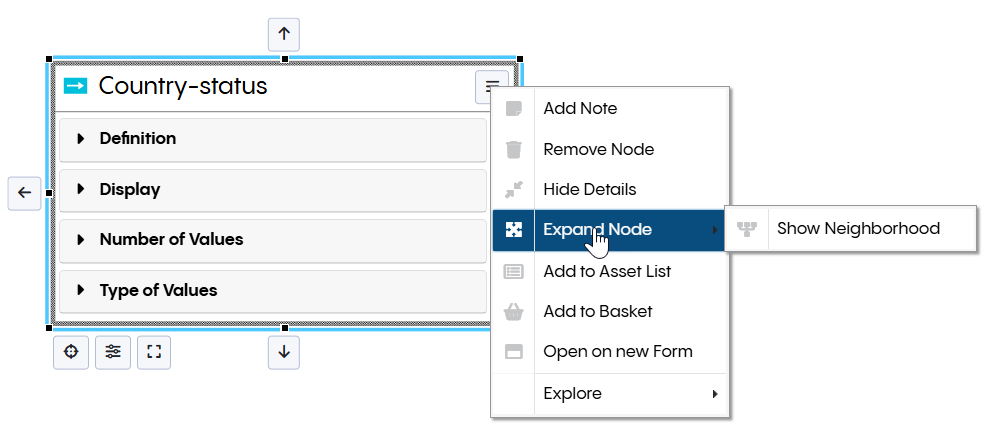 EDG Diagram Property Shape Node Context Menu