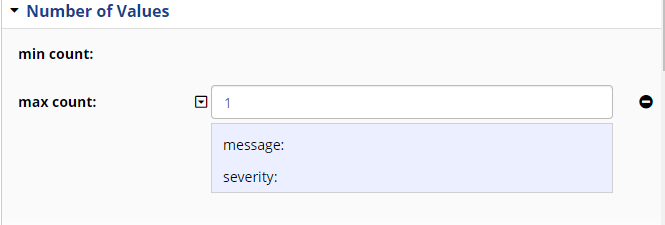 Number of Values View