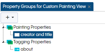 Property Groups Panel