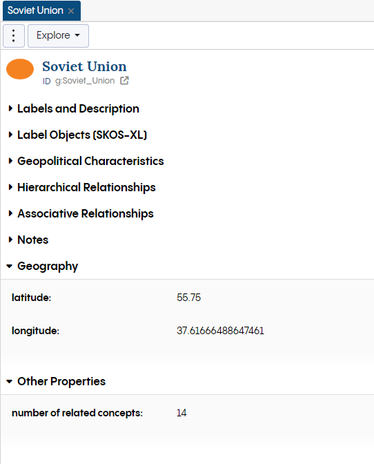 Number of Related Concepts Example