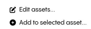 Edit Selected Assets Option