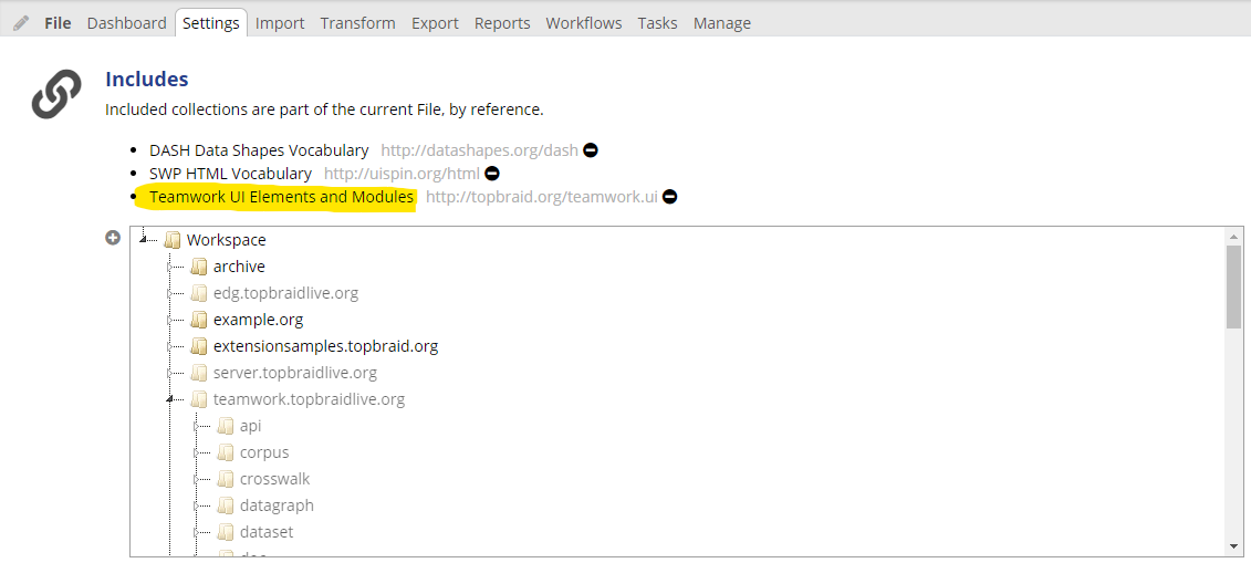 A form showing an example extension written in SWP