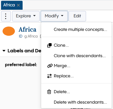 Modify Dropdown