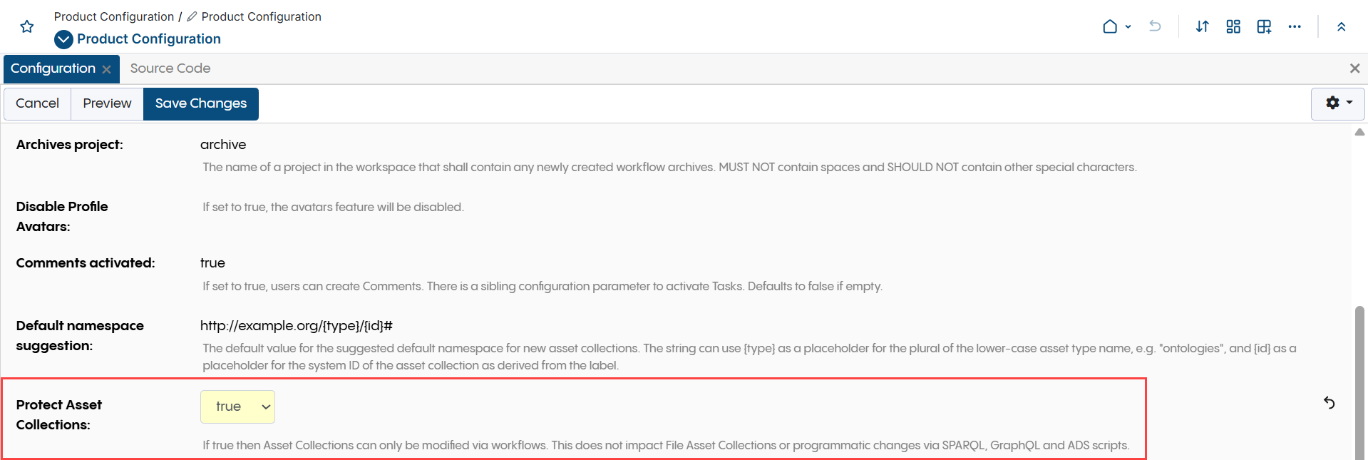Server Administration Protected Mode