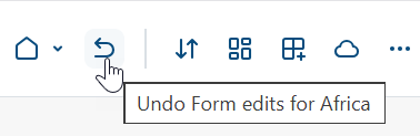 Undo Cross Panel Operations
